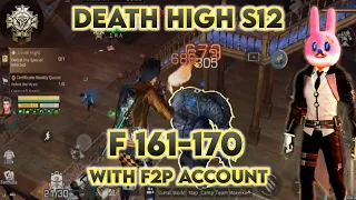 LifeAfter - Death High Season 12 | Floor 161-170 Speed Run | BIGBOSS