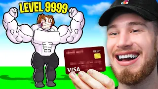 Spending $100,000 ROBUX to be the STRONGEST in Roblox Training Simulator