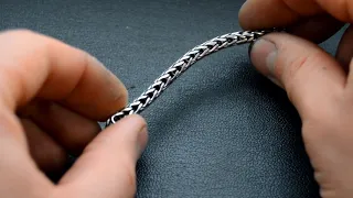 Real chain netting Foxtail.Chainmail making