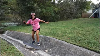 Attempting to Skate a Sketchy Little Ditch