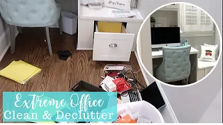 Extreme Declutter Before And After | Office Decluttering and Organizing