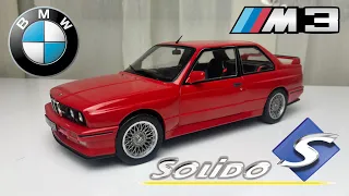 1:18 BMW E30 M3 (red) - Solido [Unboxing]