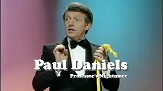 Paul Daniels performs a classic of magic, Professor's Nightmare