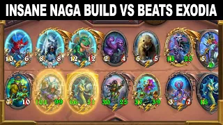 Beasts Baron Exodia VS My Super Broken Naga Build! | Christian Hearthstone Battlegrounds