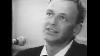 Frank Sinatra  "It Was A Very Good Year" -  In the Studio Full Film Clip Restored -  -