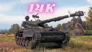 AMX 13 105  14K Spot + Damage  World of Tanks  , WoT Replays