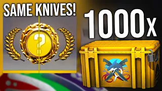I unboxed this knife 3 times... (1000 Riptide Case Unboxing)