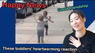 Happy News "These toddlers' heartwarming reaction"