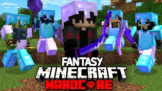 100 Players Simulate Fantasy Battle Royale in Minecraft!