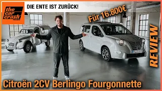 Citroën 2CV Berlingo Fourgonnette (2023) Für 16.800€ bekommt ihr die ENTE zurück! Fahrbericht | Test