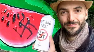 I Covered Hateful Graffiti With Food Art