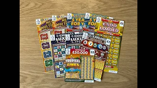 Sunday Funday Live on Maybank Holiday Monday  £36 of Scratch Cards #lottery #shorts #scratchcards