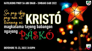 Simbang Gabi (Ikalawang Gabi - DEC.16, 2022)