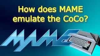 How does MAME emulate the CoCo?