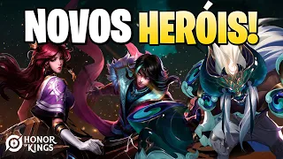 VAZOU! 11 NOVOS HERÓIS QUE VÃO CHEGAR NO HONOR OF KINGS! REACT @INUTILIZANDOBR