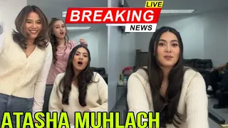 Atasha Muhlach, special announcement live! Pero paano daw maglive? Haha, with the E.A.T girls!