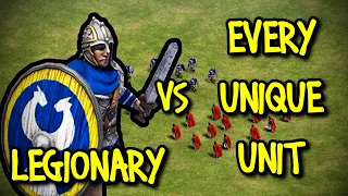 LEGIONARY vs EVERY UNIQUE UNIT | AoE II: Definitive Edition