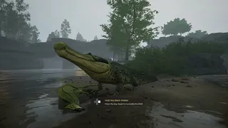 Sarcosuchus ambushing prey - Path of Titans realism