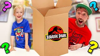 Father & Son TOY BOX SUPER SURPRISE! / Huge Dinosaur!