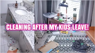 CLEANING AFTER THE KIDS LEAVE FOR THE WEEKEND | SPEED CLEANING | MESSY HOUSE TRANSFORMATION