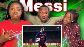 FIRST TIME SEEING - LIONEL MESSI  A GOD AMONG MEN | FOOTBALL PLAYER REACTION