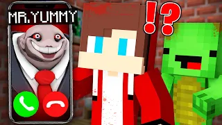 Why Scary MR. YUMMY Called JJ and Mikey at Night in Minecraft? - Maizen