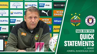 Quick Statement nach dem Spiel gegen Klagenfurt