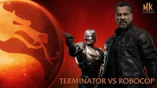 [Mortal Kombat 11 Aftermath]The Terminator vs Robocop 4K 60 FPS PC Gameplay