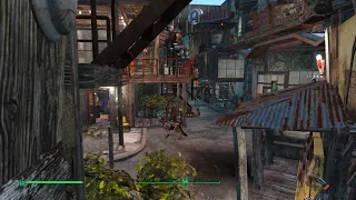 Fallout 4 Hangman's Alley Settlement Build Tour (No Mods)