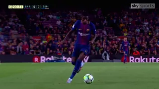 Ousmane Dembélé's debut assist  Barcelona