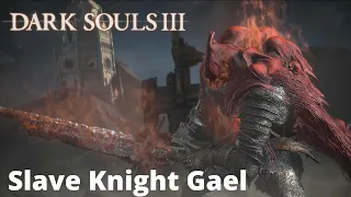 DARK SOULS 3 Slave Knight Gael Boss Fight | PS5 Gameplay | 4k 60fps