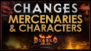 DIABLO 2 RESURRECTED CHANGES I WANT TO SEE | Mercenaries & Characters