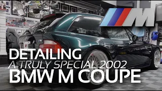 2002 BMW M COUPE DETAILING | Unique Oxford Green M Coupe gets Absolutely Spoiled in RAD GARAGE