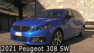 New 2021 Peugeot 308 SW || Interior & Exterior, Driving // GT Line version