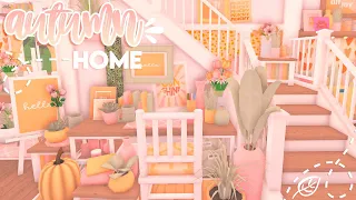 Blush Autumn Roleplay Home! | Roblox Bloxburg Speed Build | ❁