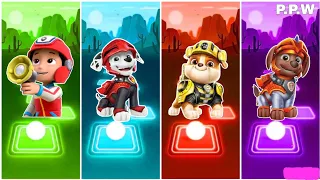 Paw Patrol: The Mighty Movie || Ryder 🆚 Marshall 🆚 Chase 🆚 Skye - Tileshop EDM Rush!