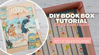 DIY Book Box - Cafe Parisian - by LV Handcrafted