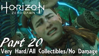 Horizon Zero Dawn Very Hard Walkthrough Part 20 - To Curse the Darkness All Collectibles/No Damage