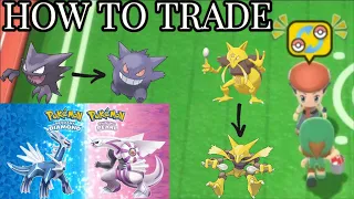 HOW TO Trade Pokemon in Brilliant Diamond or Pearl on Pc