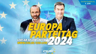 Europa-Parteitag der CSU live aus München (barrierefrei)