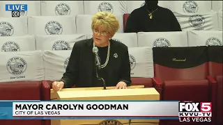 Las Vegas mayor calls for lifting COVID-19 restrictions a year after shutdown