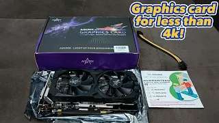 unboxing and setup aisurix rx 560 xt