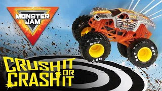 Will Max D Parachute Down Onto the Target? / Monster Jam Crush It Or Crash It! / Episode 4