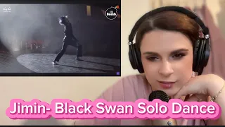 First time reaction to Jimin’s Solo in Black Swan (sorry for the balloons)