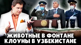 Животные в фонтане и клоуны в Узбекистане | Евгений Понасенков