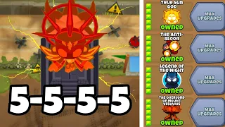 DER SCHWARZE 5-5-5-5 SUPERAFFE (Bloons Tower Defense 6)