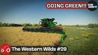 Buying The New Combine, Making Straw Pellets & Fertilizer - The Western Wilds #29 FS22 Timelapse