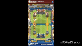 Clash Royale | Гоблинская бочка vs Башня короля в игре 2 НА 2