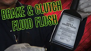 How To FLUSH BRAKE and CLUTCH Fluid | Road Glide | DIY