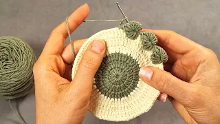😍 Supper Easy Crochet for Beginners (Crochet Coaster) | kolay tığ işi bardak altlığı